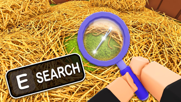 Search For The Needle official Roblox cover art